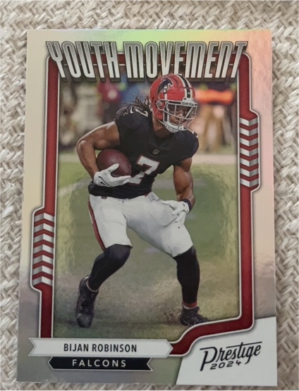 2024 Panini Prestige Youth Movement #YM-BRN Bijan Robinson — front