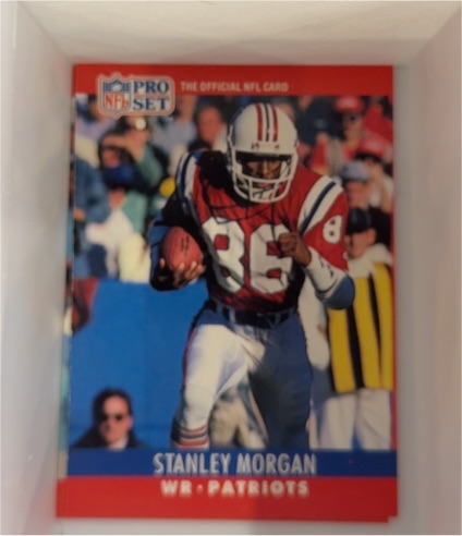 1990 Pro Set #205 Stanley Morgan — front