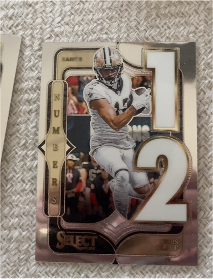 2024 Panini Select Numbers #13 Chris Olave — front