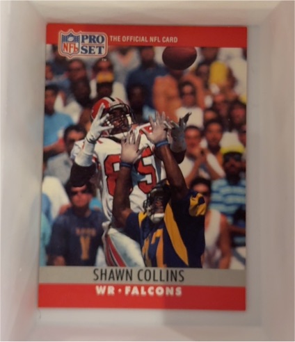 1990 Pro Set #32 Shawn Collins Atlanta Falcons — front