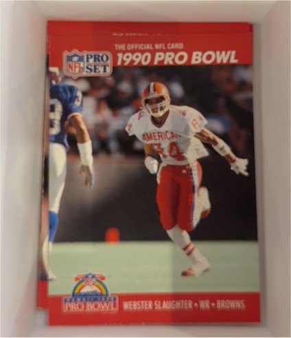 1990 Pro Set #370 Webster Slaughter — front