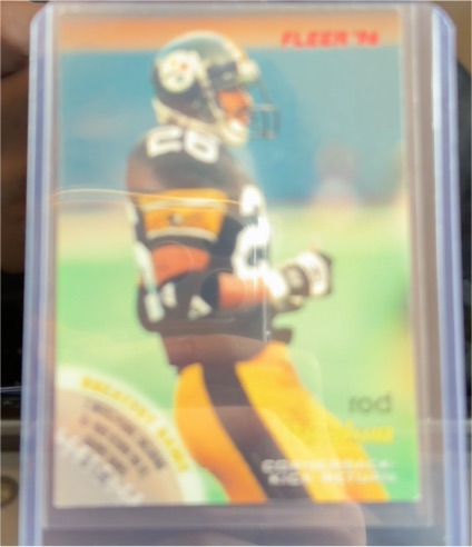 1994 Fleer #396 Rod Woodson — front