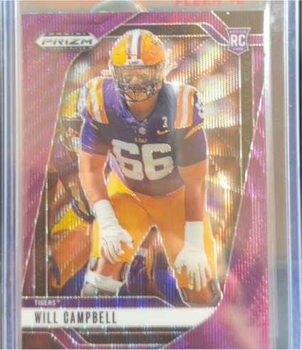 2025 Panini Prizm Draft Picks #54 Will Campbell — front