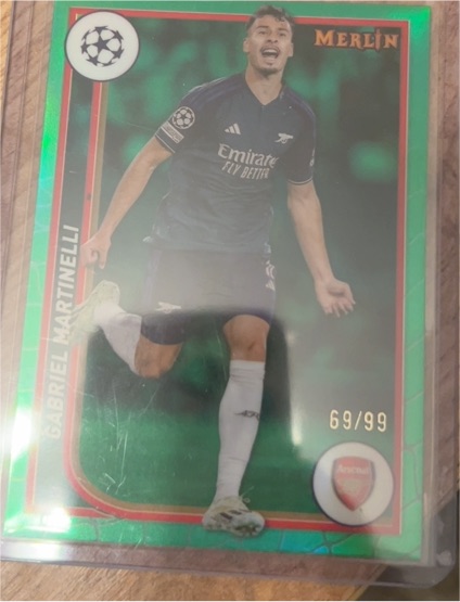 2023 Topps Merlin #69 Gabriel Martinelli — front