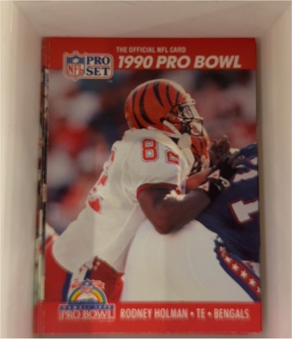 1990 Pro Set #344 Rodney Holman Cincinnati Bengals — front