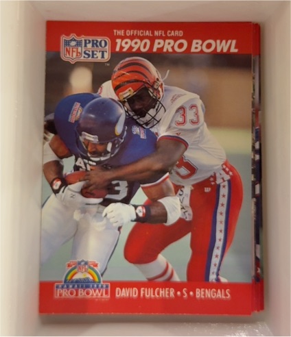 1990 Pro Set #342 David Fulcher — front