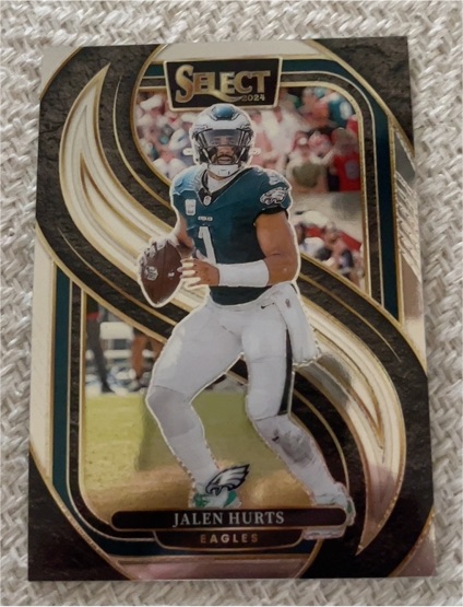 2024 Panini Select #165 Jalen Hurts Premier Level Philadelphia Eagles — front