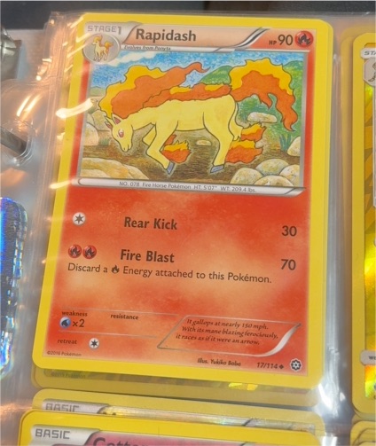 2020 Pokémon #78 Rapidash — front