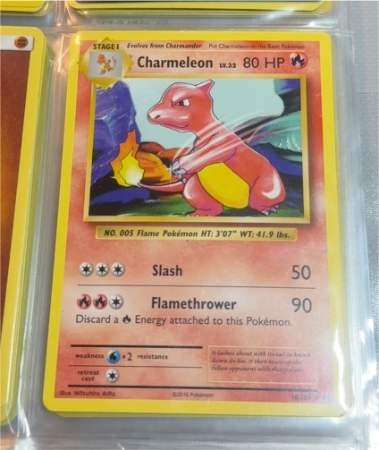 1995 Pokémon Base Set #24 Charmeleon — front