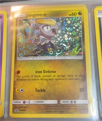 2017 Pokémon SM40 Jangmo-o — front