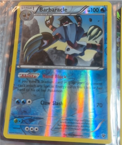 2016 Pokémon XY Fates Collide #23 Barbaracle — front