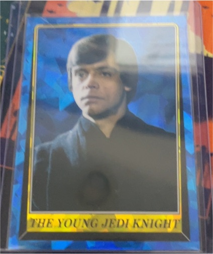 2023 Topps Chrome Sapphire Star Wars Return of the Jedi #202 The Young Jedi Knight Luke Skywalker — front