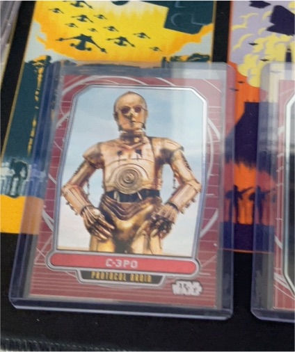 2020 Star Wars Holocron Orange Parallel #RES-27 C-3PO — front