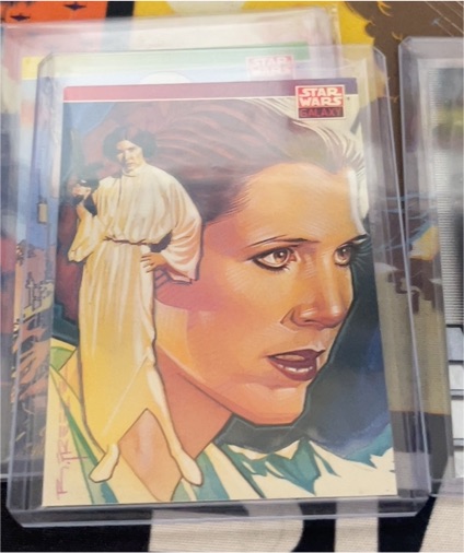 1993 Topps Star Wars Galaxy #126 Princess Leia Organa Brian Stelfreeze — front