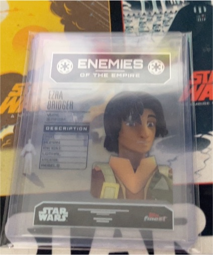 2023 Topps Finest Star Wars Enemies Of The Empire #EOTE-6 Ezra Bridger — front