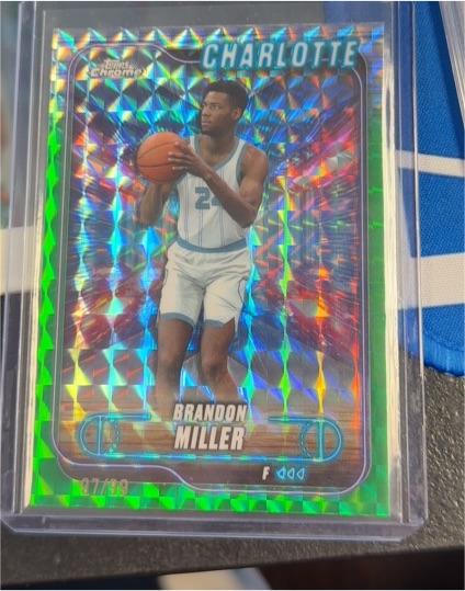 2024-25 Topps Chrome #61 Brandon Miller — front