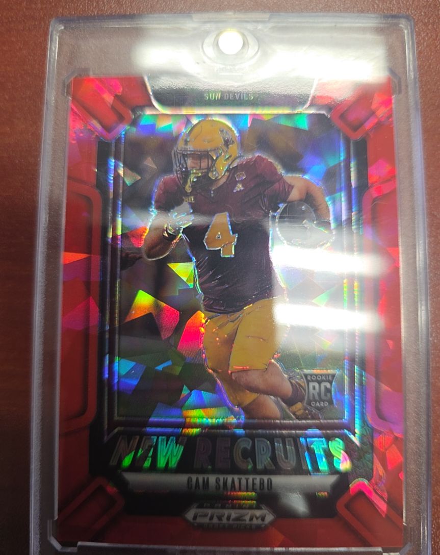 2025 Panini Prizm Draft Picks #10 Cam Skattebo New Recruits — front