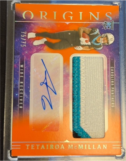 2025 Panini Origins #RJJ-TMN Tetairoa McMillan — front