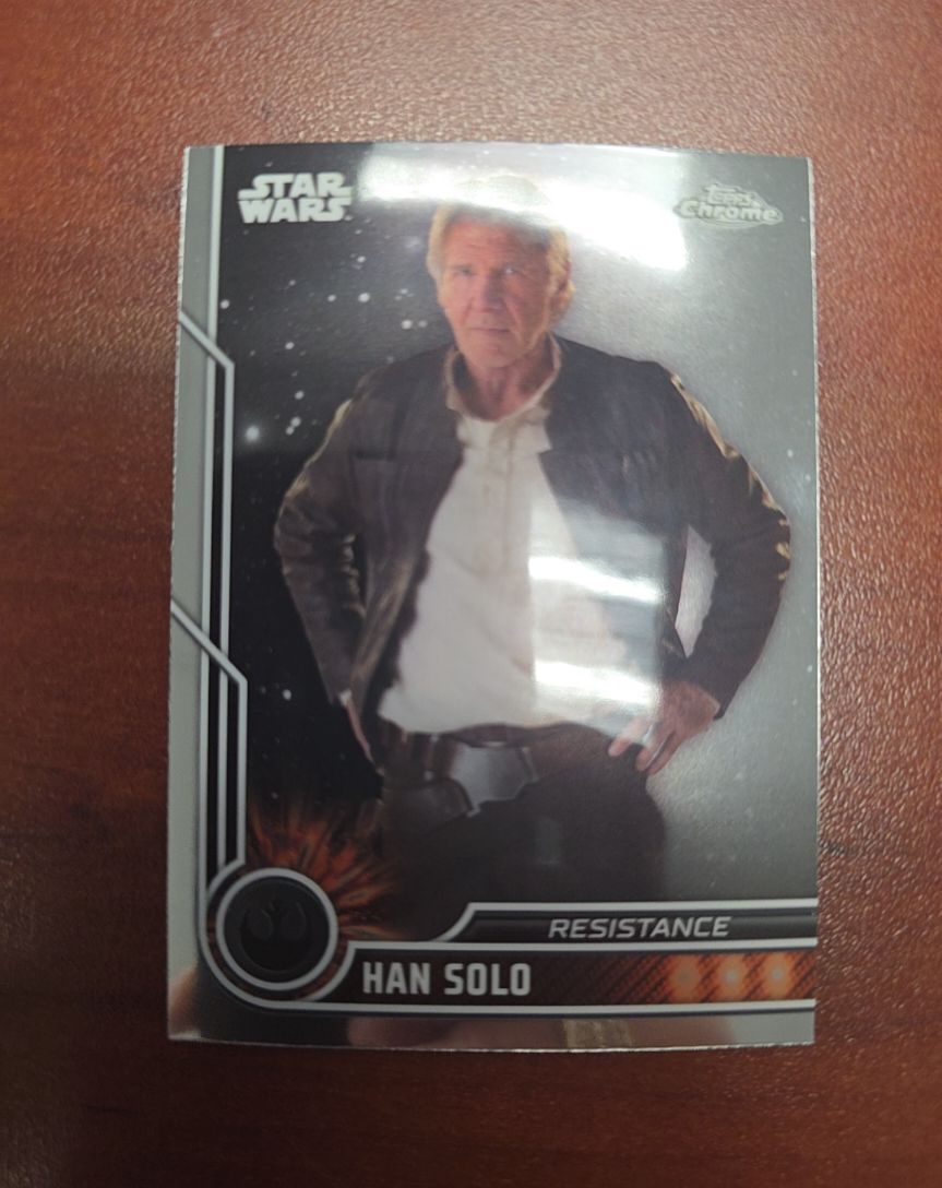 2023 Topps Chrome Star Wars #52 Han Solo Resistance — front
