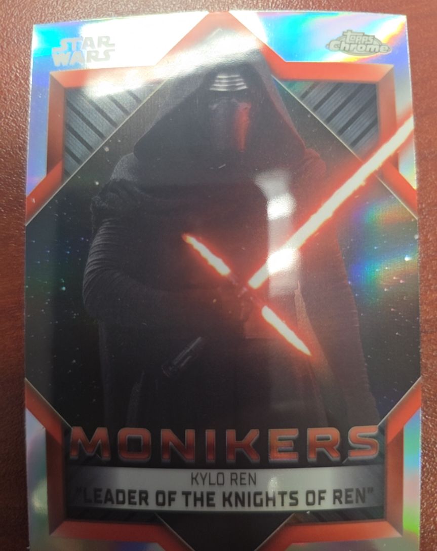 2023 Topps Chrome Star Wars Monikers #M-12 Kylo Ren — front
