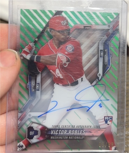 2018 Topps High Tek #HTVR Victor Robles — front