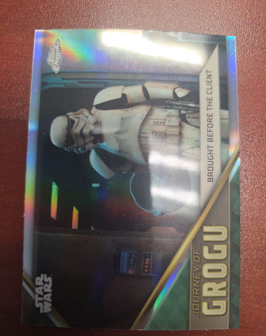 2023 Topps Chrome Star Wars #JG-4 Brought Before the Client Journey of Grogu — front