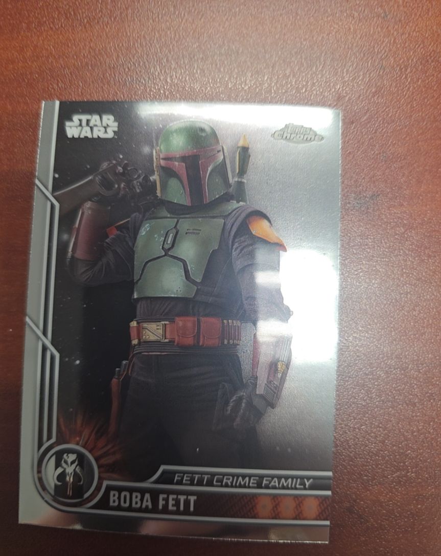 2023 Topps Chrome Star Wars #89 Boba Fett Fett Crime Family — front