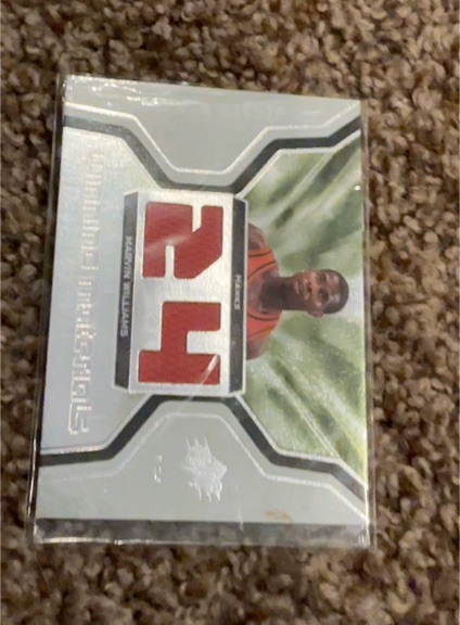 2007-08 Upper Deck SPx Winning Materials Jersey Number #WMJ-MW Marvin Williams — front
