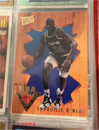 1993 Fleer Ultra #5 Shaquille O'Neal NBA All-Rookie 1st Team — front