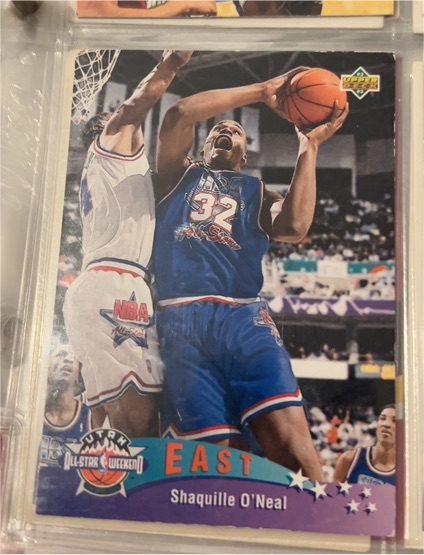 1992-93 Upper Deck #424 Shaquille O'Neal East All-Star — front