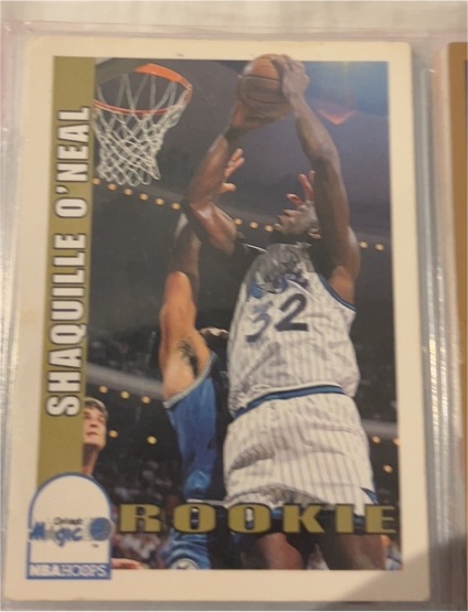 1992-93 Skybox NBA Hoops #442 Shaquille O'Neal Rookie — front