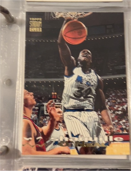1993-94 Topps Stadium Club #100 Shaquille O'Neal — front