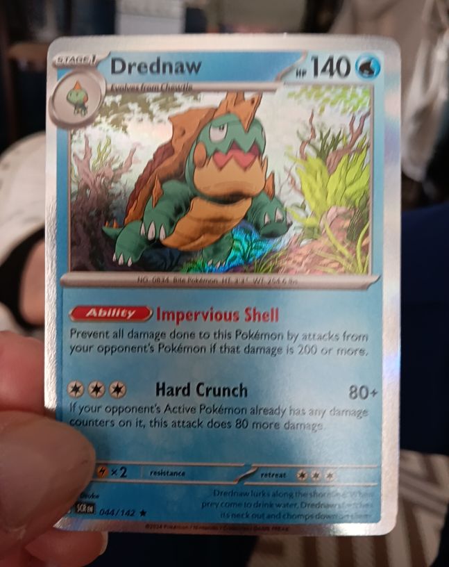 2024 Pokémon Stellar Crown #44 Drednaw — front