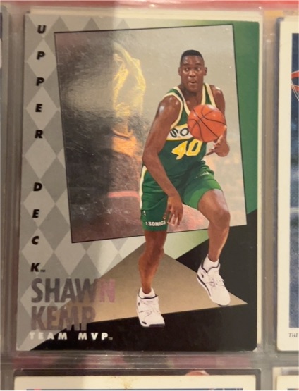 1992-93 Upper Deck MVP Holograms #25 Shawn Kemp — front