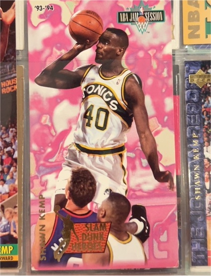 1993-94 NBA Jam Session #3 Shawn Kemp — front
