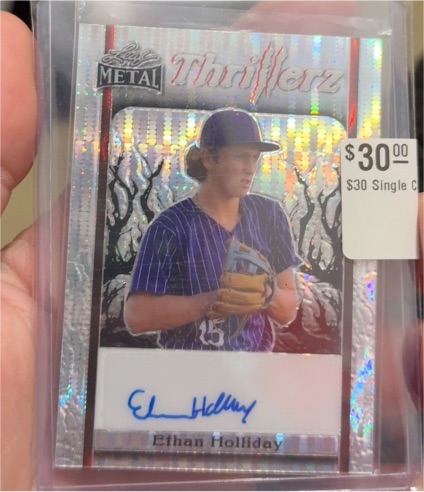 2023 Leaf Metal Thrillerz #T-EH1 Ethan Holliday — front