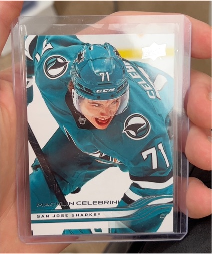 2025-26 Upper Deck Series 1 #136 Macklin Celebrini — front