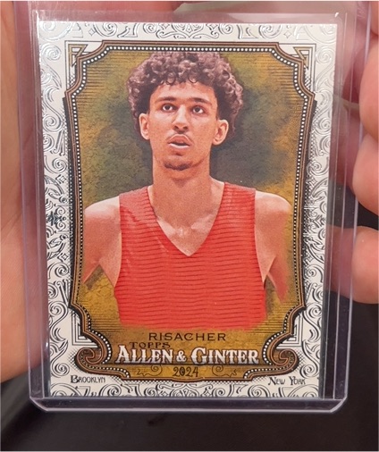 2024 Topps Allen & Ginter #245 Zaccharie Risacher — front
