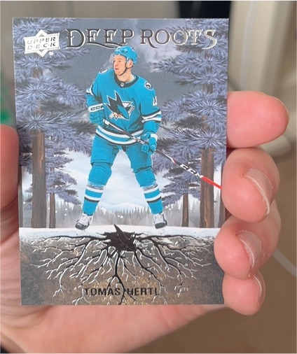 2023-24 Upper Deck Deep Roots #DR-43 Tomas Hertl — front