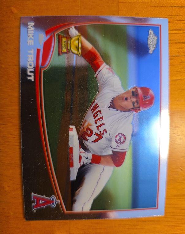 2013 Topps Chrome #1 Mike Trout — front