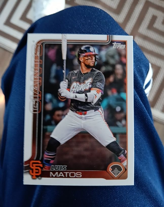 2025 Topps Update #US29 Luis Matos — front
