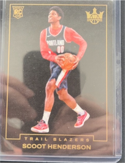 2023-24 Panini Court Kings Blank Slate #13 Scoot Henderson Rookie — front