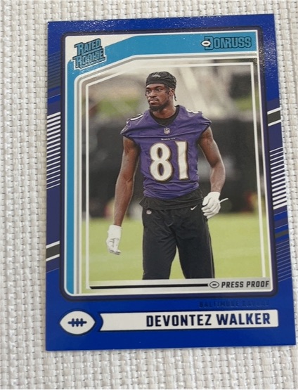 2024 Donruss #345 Devontez Walker — front