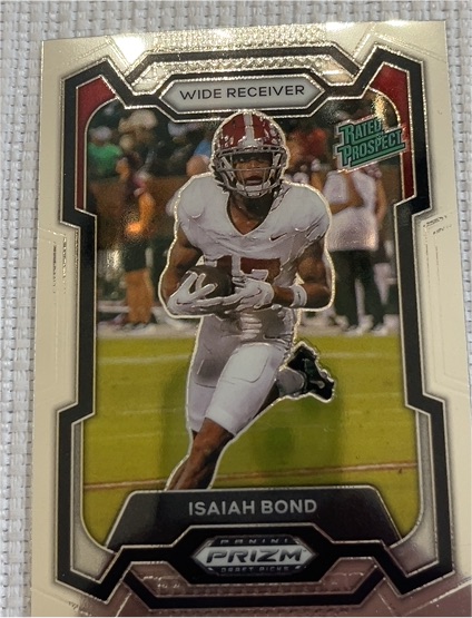 2024 Panini Prizm Draft Picks #184 Isaiah Bond Rated Prospect — front