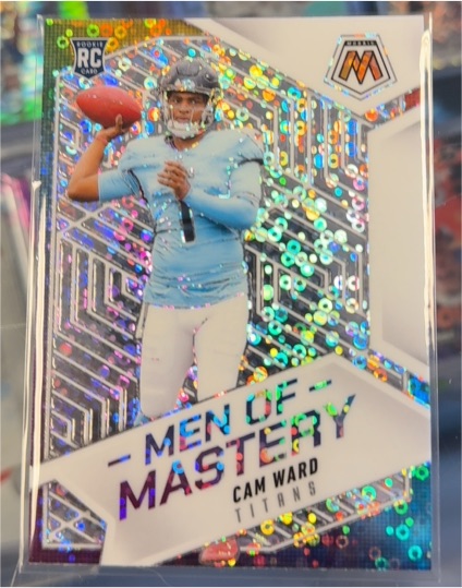 2025 Panini Mosaic #17 Cam Ward Men of Mastery — front