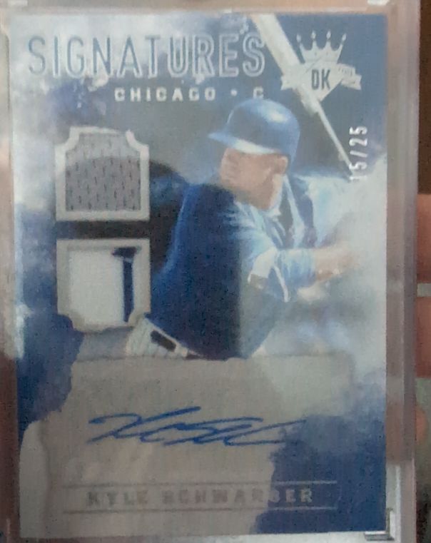 2016 Panini Diamond Kings #RS-KS Kyle Schwarber Rookie Framed Signatures — front