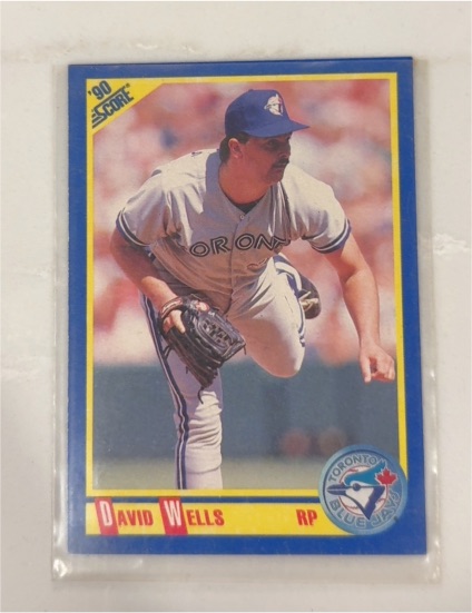1990 Score #491 David Wells — front