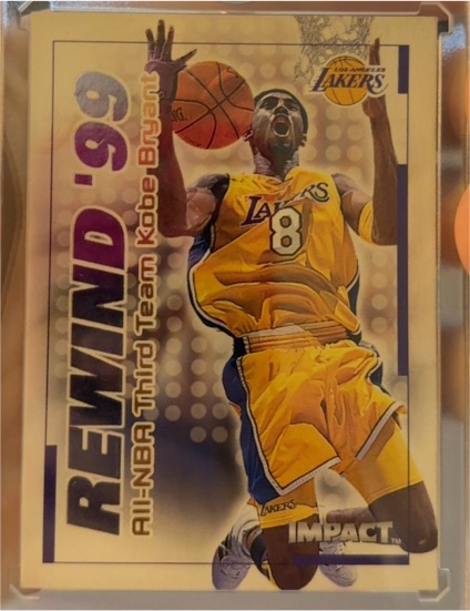 1999-00 Skybox Impact Rewind '99 #28 RN Kobe Bryant — front