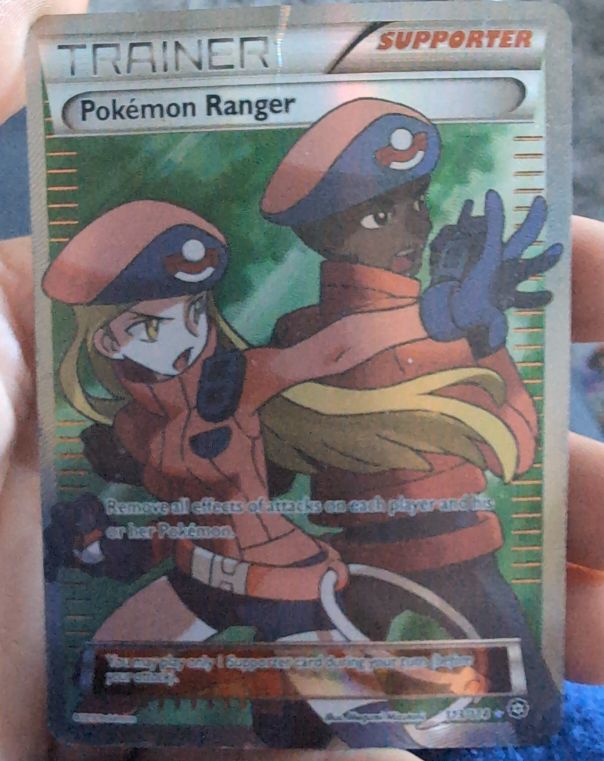 2016 Pokémon TCG Steam Siege #113 Pokémon Ranger Full Art — front