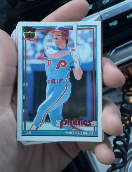 2026 Topps Series 1 1991 Topps #T91-72 Mike Schmidt — front